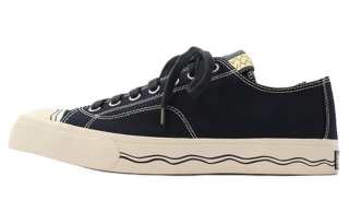 Visvim Canvas Low top Skateboard Shoes Men's Marine Blue