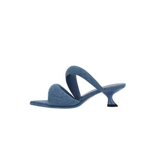 JW PEI Kitten-heel Leather Mules