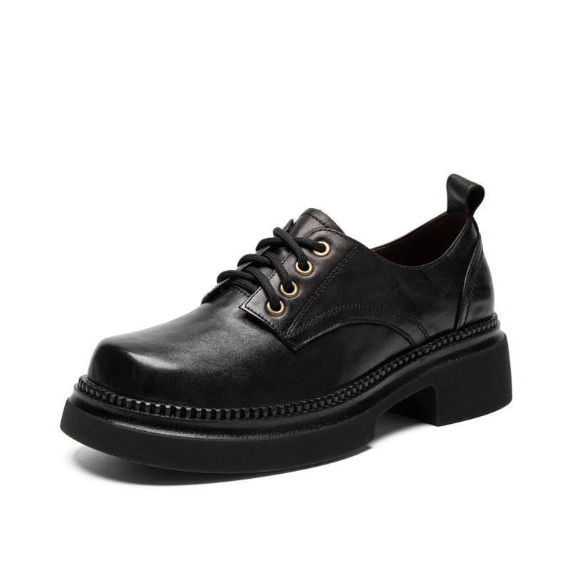 ZHR Top Grain Cow Leather Women's Casual Shoes Women's