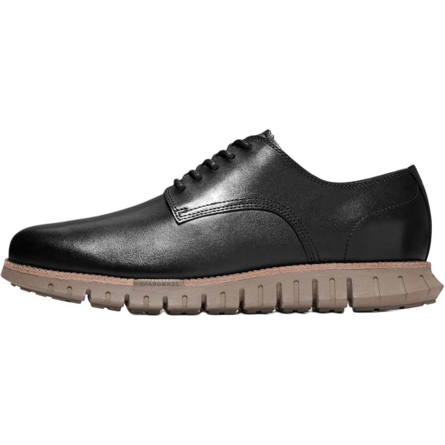 COLE HAAN Oxford Casual Leather Shoes Zerogrand Collection Cow Leather Casual Shoes Men's Black