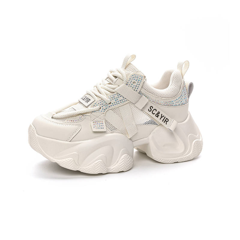 WEIMEIZHIMI Breathable Low top Chunky Sneakers Women's