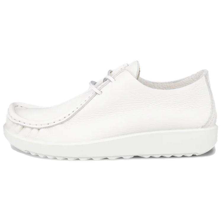 Ecco Ecco JOKE Leather Casual Shoes Women's White