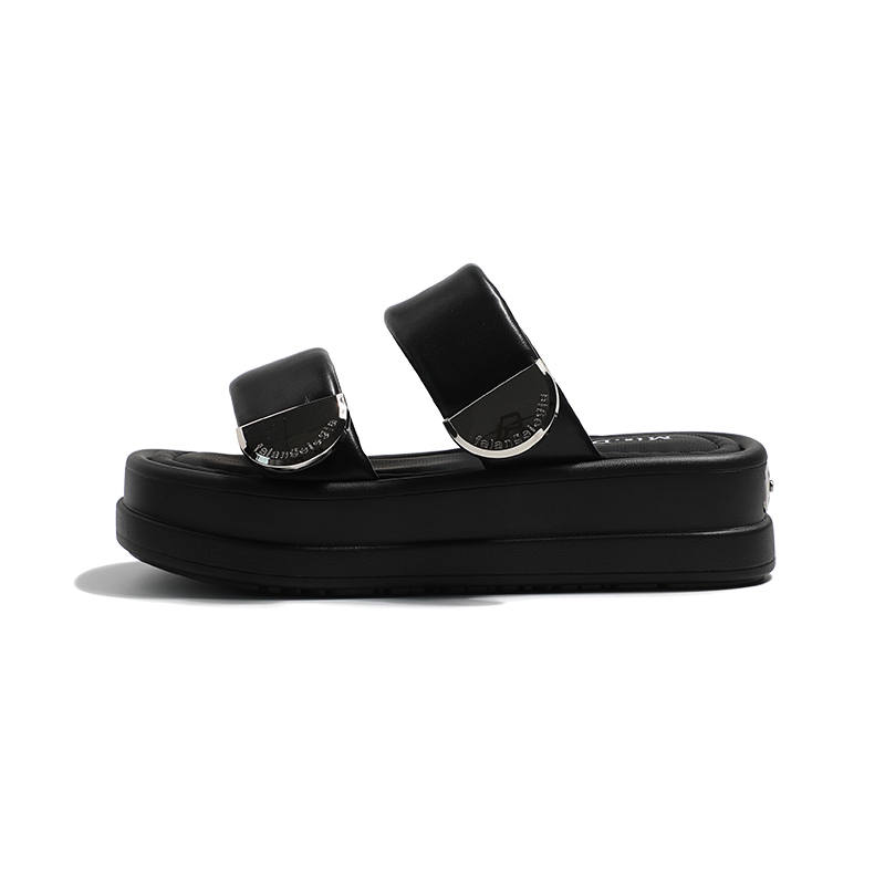 MIS. DANNY Slip Resistant Slippers Women's Black/Beige/Pink