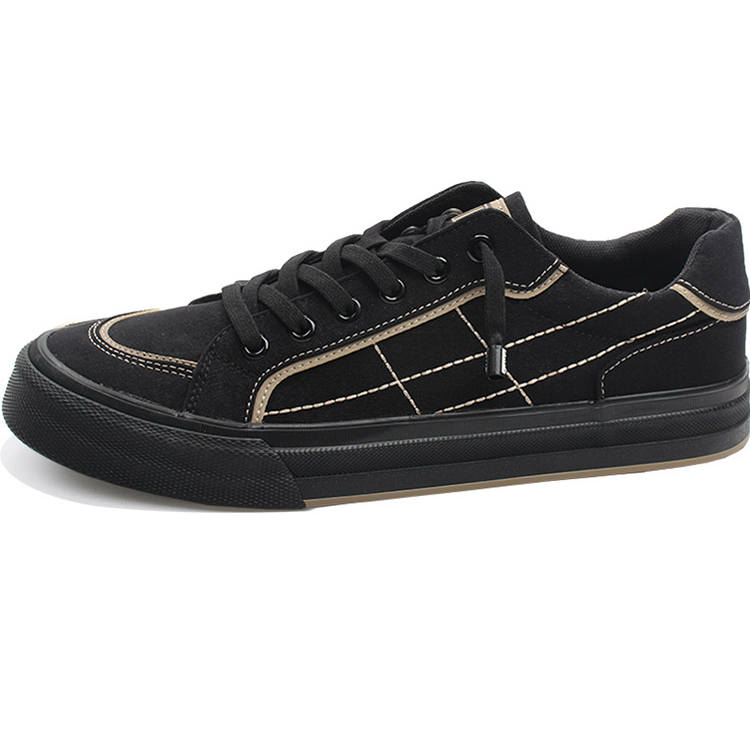 SENJIALUO Canvas Slip Resistant, Abrasion Resistant, Lightweight Low top Skateboard Shoes Men's