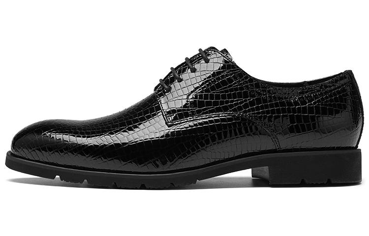 Roberta Di Camerino Casual Leather Shoes Men's Low Top Black
