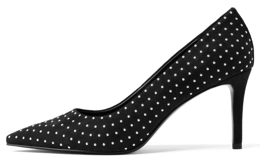 CHARLES&KEITH Small Ck Fabric Slim Heel High Heels 8cm Women's