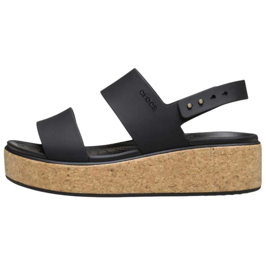 Crocs Crocs Brooklyn One Strap Sandals 4.5cm Women's Black