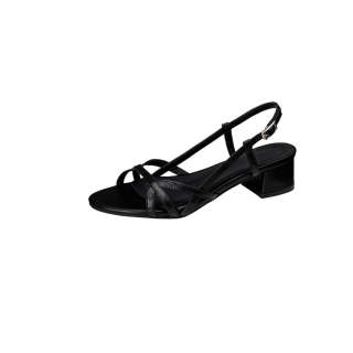 ROROWU Sheepskin One Strap Sandals Women's