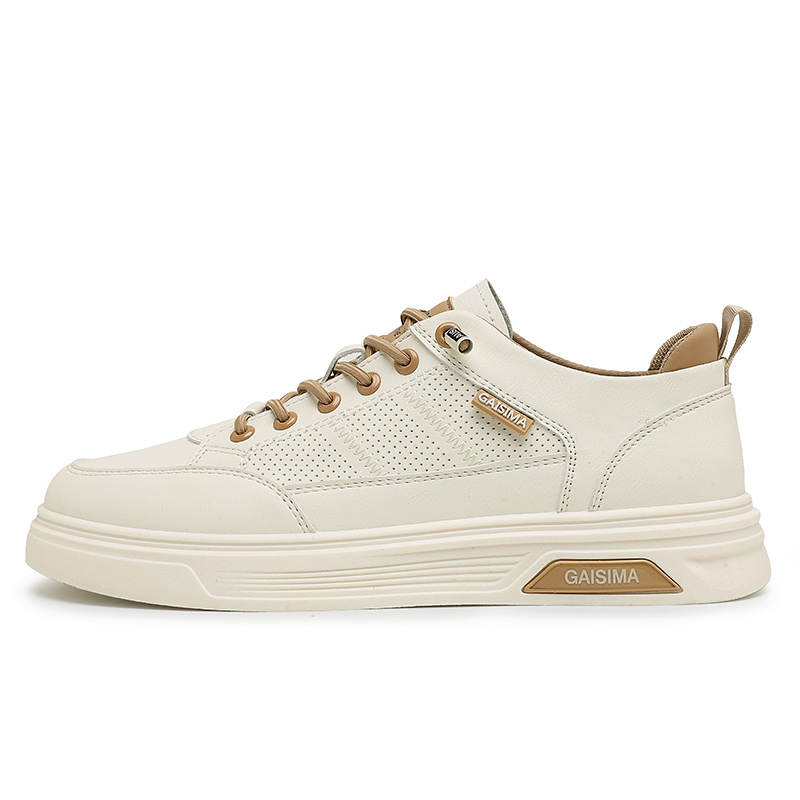 NMR Leather Slip Resistant Abrasion Resistant Slip Resistant Abrasion Resistant Low top Skateboard Shoes Men's