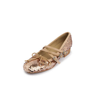 Yeezyy Reezy Sheepskin Chunky Heel Mary Jane Shoes Women's