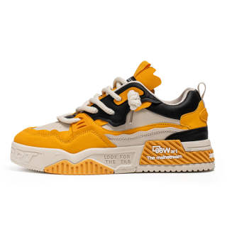 GAISIMA Low top Skateboard Shoes Men's Yellow