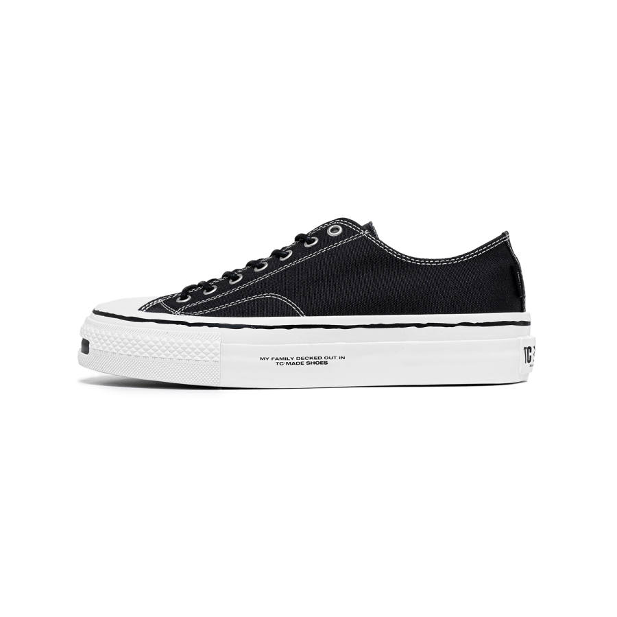 T/C TC Low top Canvas Shoes Unisex Black