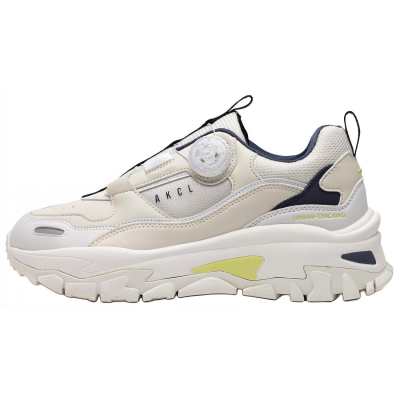 AKIII CLASSIC URBAN TRACKER FREELOCK Chunky Sneakers Low top Casual Shoes Unisex White Marine Blue