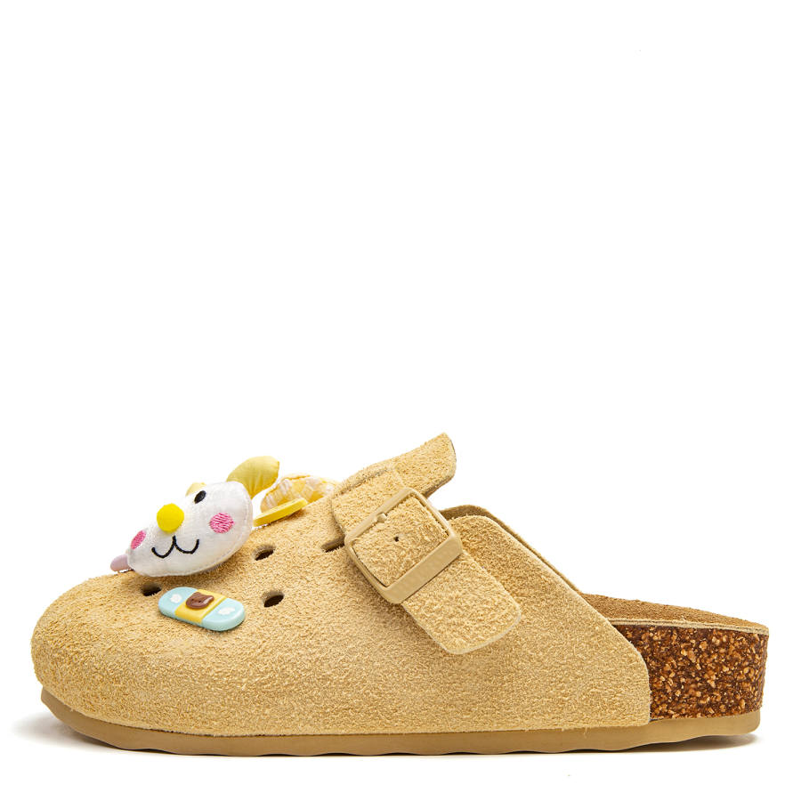 OICIRCLE Slip Resistant Slip Resistant Closed Toe Slippers Women's Bunny Ice Cream