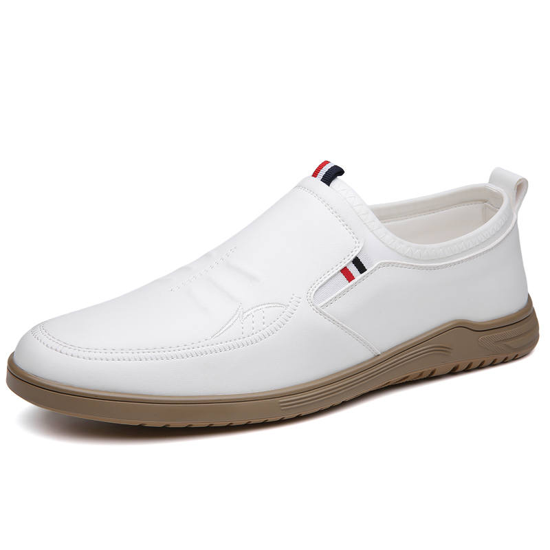 CKVUSAMG Casual Leather Shoes Men's Low Top