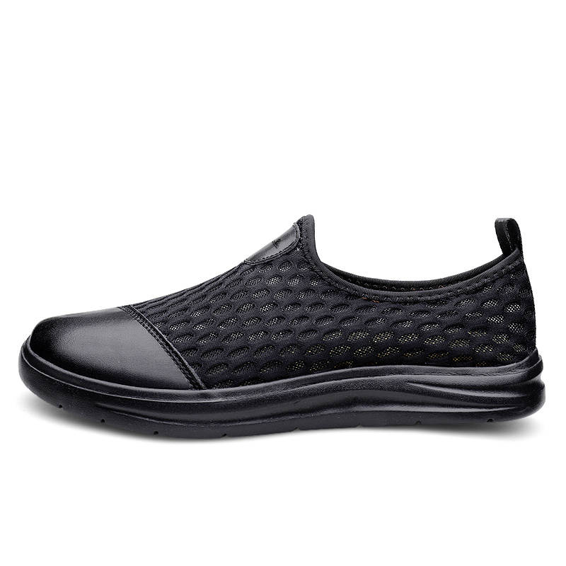 YINGLUNQISHI Cow Leather Casual Shoes Men's