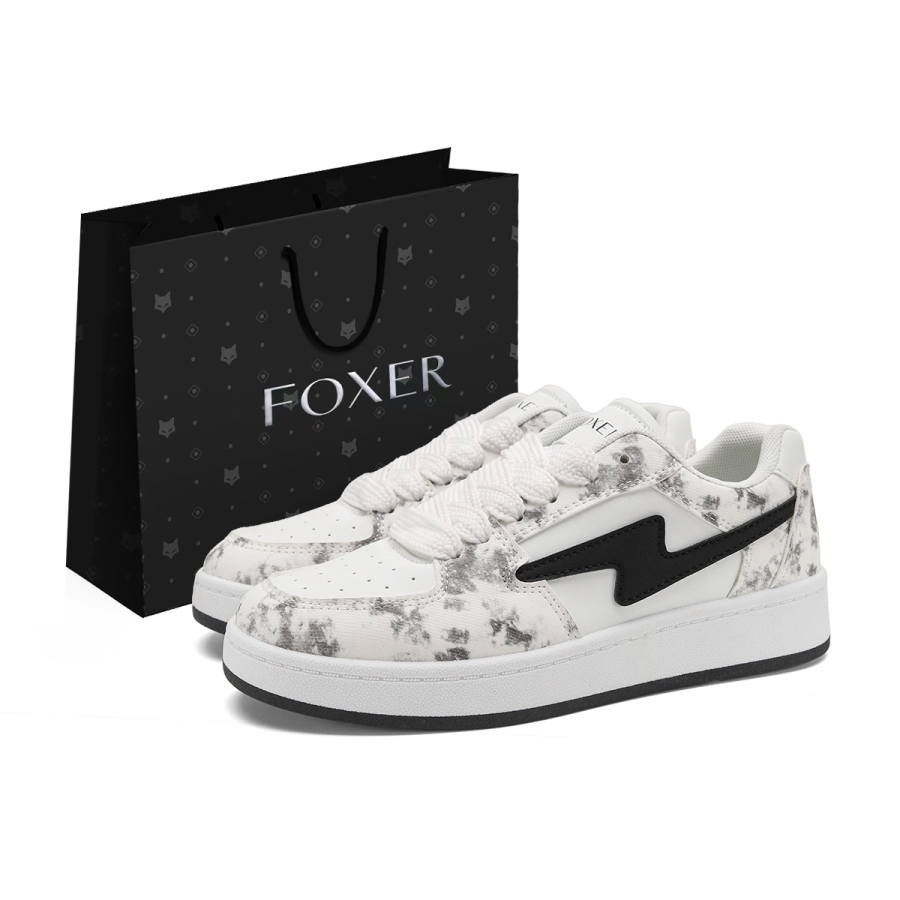FOXER FOXER Low top Casual Shoes Unisex Beige Black