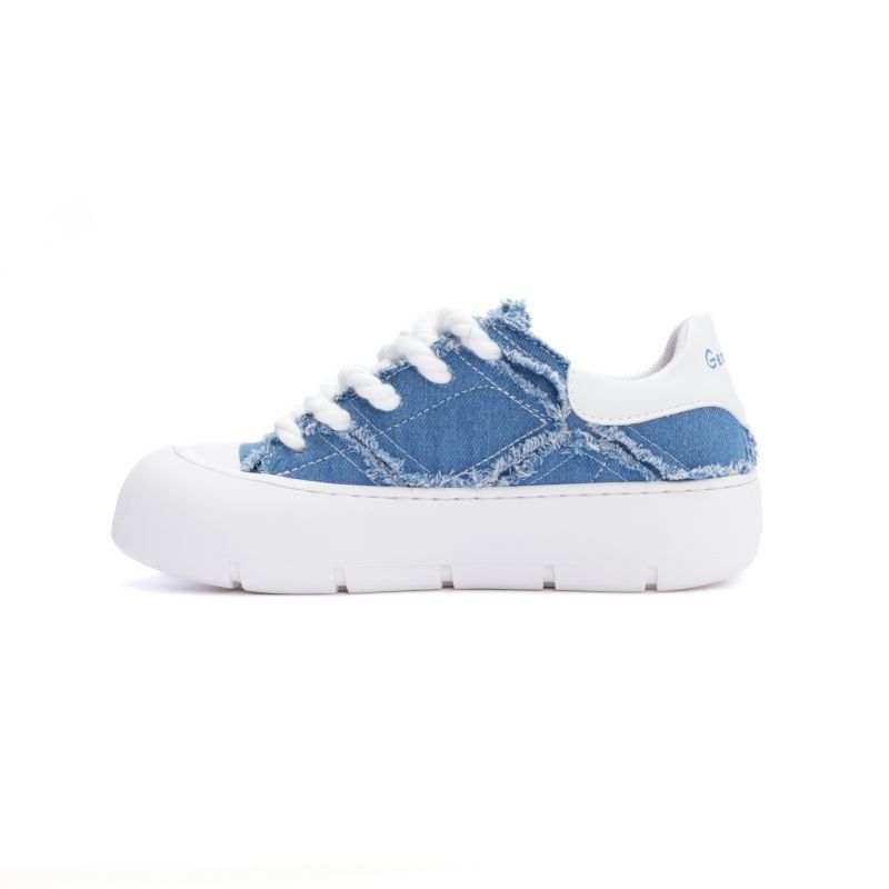 ONN Denim Fashion Trend Breathable Height Increasing Low top Skateboard Shoes Unisex