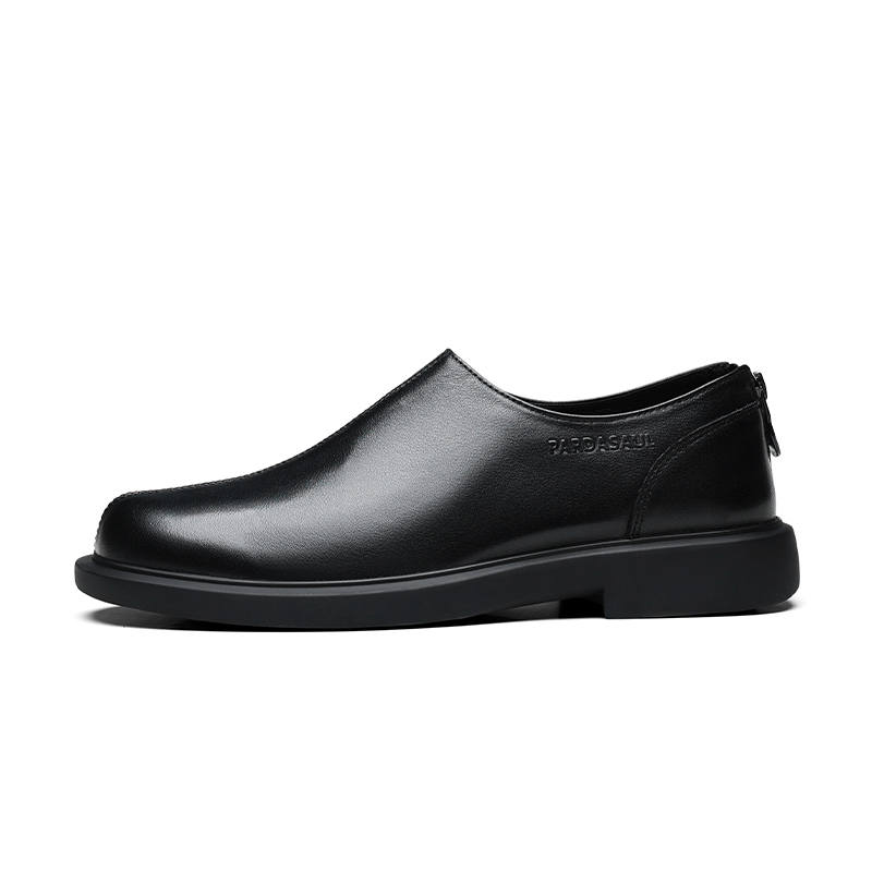 PARDASAUL Casual Leather Shoes Men's Low Top Black/Brown