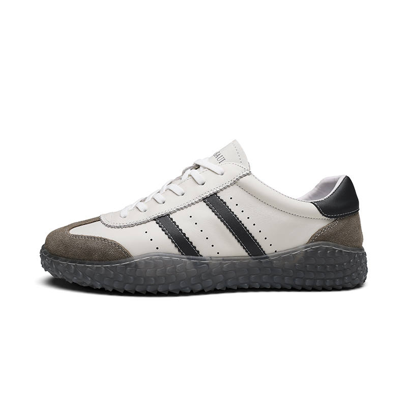 PARDASAUL Cow Leather Casual Shoes Men's White