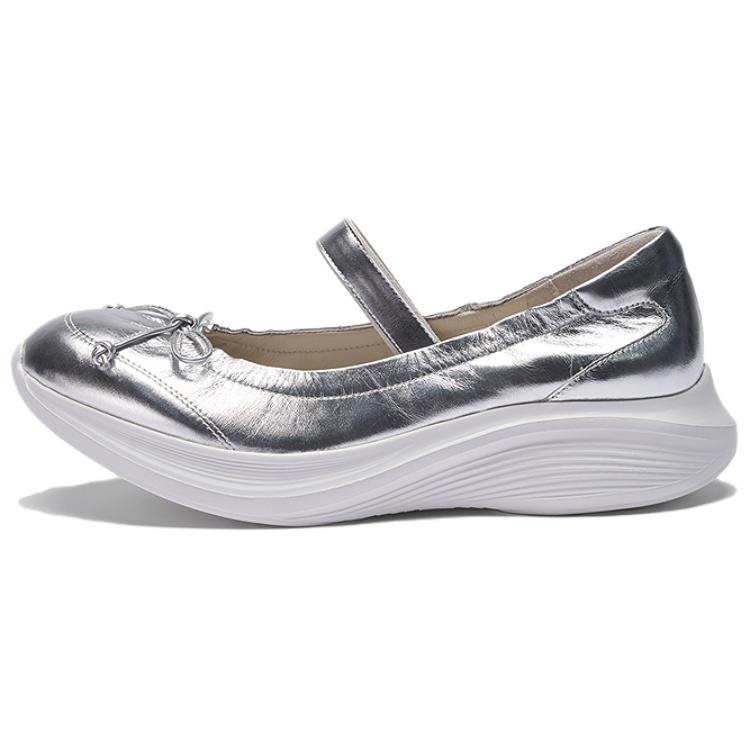 Le Saunda Cow Leather Platform Mary Jane Shoes Women's