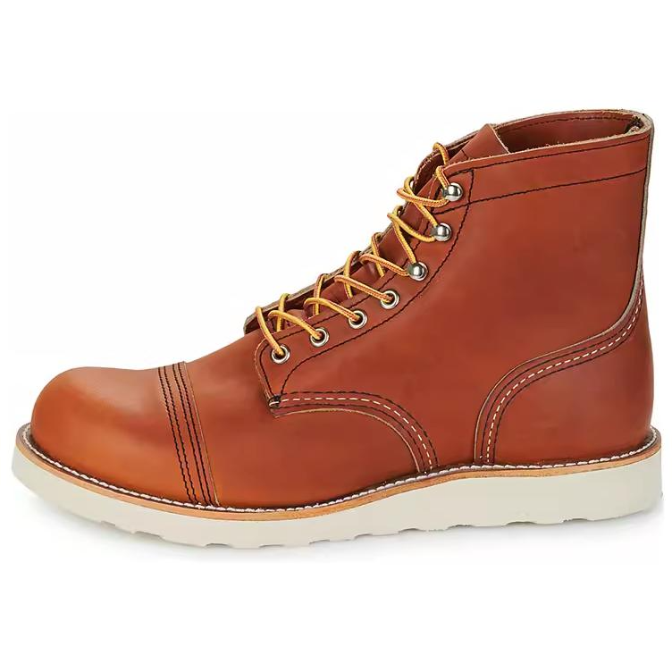 Red Wing Red Wing SHOES Leather Short Combat Boots Men's Brown
