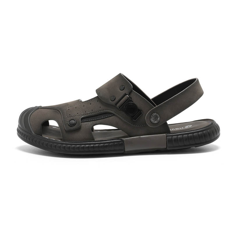 NAVIGARE Small Sailboat Beach Sandals Men's Gray