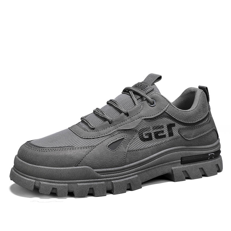 SHOUBA Leather Low top Casual Shoes Men's