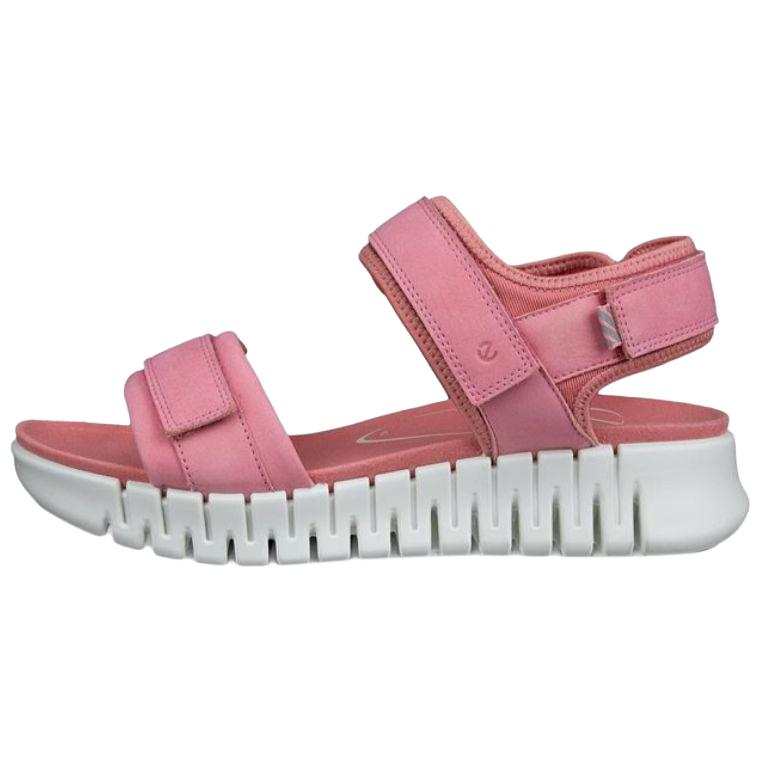 Ecco Ecco Gruuv Sol Nubuck Beach Sandals Women's Pink