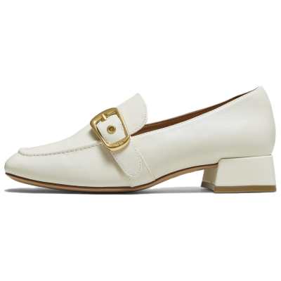 Tata Loafers Women's Ecru, Coffee