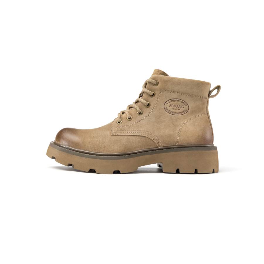 AOKANG AOKANG Combat Boots Men's Khaki