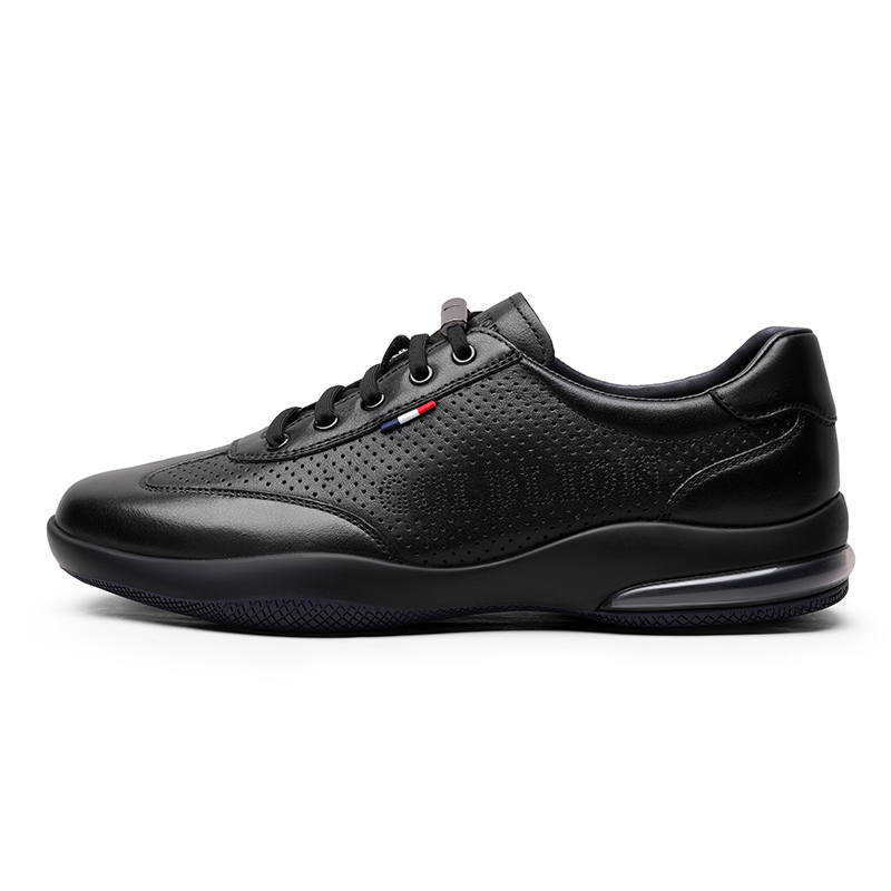 GOLDLION Men's Casual Shoes Men's Low Top Black/White