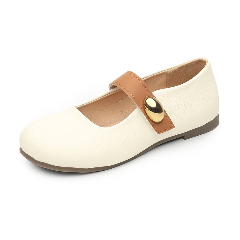 VICTORIA&VERA Synthetic Leather Flat Mary Jane Shoes Women's