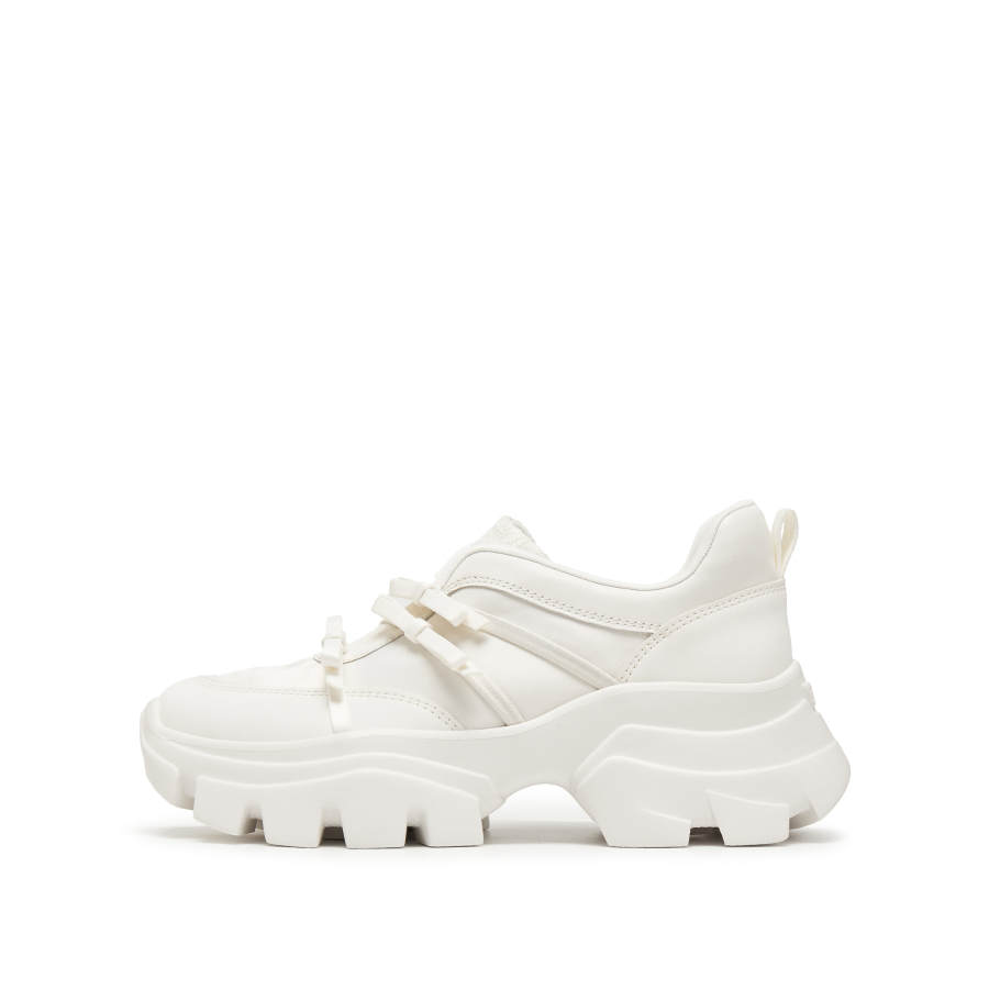 Staccato Butterfly Island Fabric Low top Chunky Sneakers Women's Truffle Black