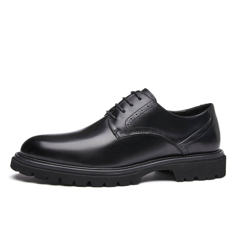 PLO CART Top Grain Cow Leather Casual Shoes Men's