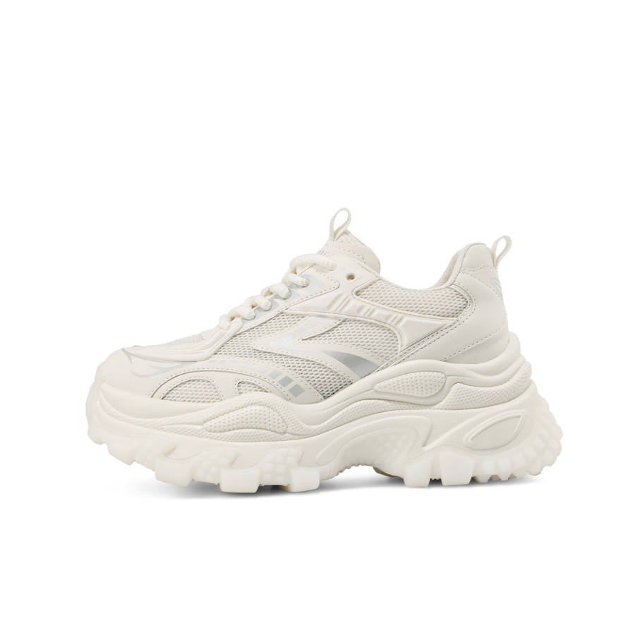 BOERDIQI Height Increasing Breathable Height Increasing Breathable Low top Chunky Sneakers Women's