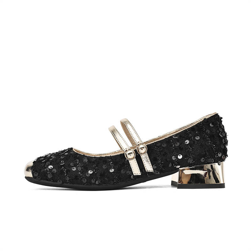 DAPHNE Block Heel Mary Jane Shoes Women's