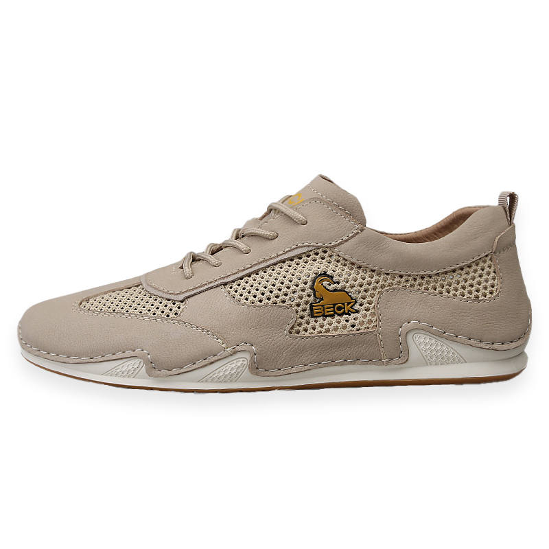 BECK Pigskin Lightweight Anti Slip Low top Casual Shoes Men's