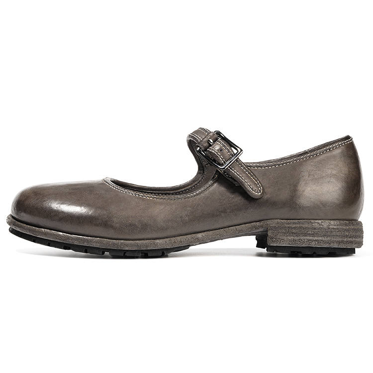 Dreambox Dreambo Horse Leather Chunky Heel Mary Jane Shoes Women's