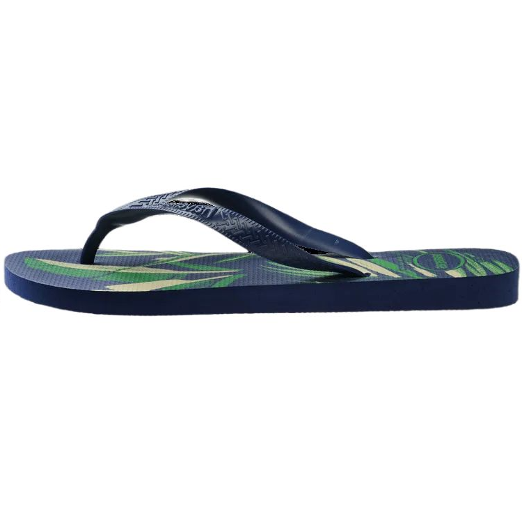 Havaianas Rubber Sole Quick Dry Flip Flops Unisex Dark Blue