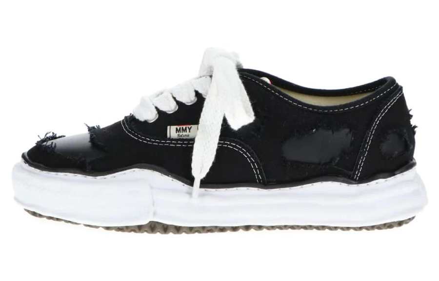 MIHARA YASUHIRO Baker Dissolve Shoes Low top Stylish Skateboarding Shoes Unisex Black