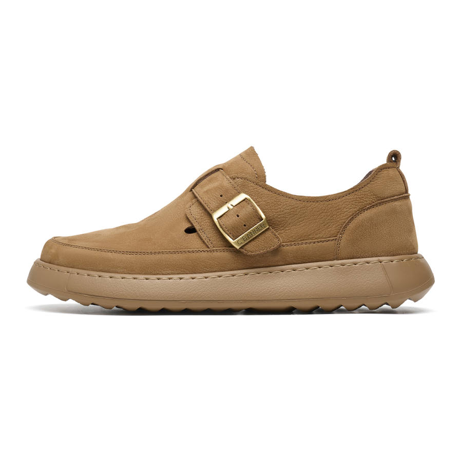 C°BANNER Cow Leather Casual Shoes Men's Yellow Brown