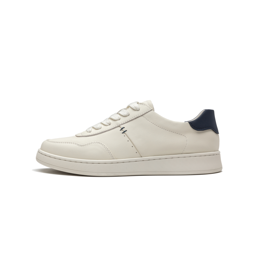 AOKANG Air Force 1 Collection Cow Leather Slip Resistant Slip Resistant Low top Skateboard Shoes Men's White