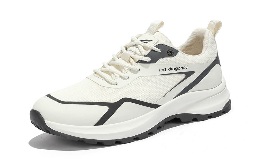 RED DRAGONFLY Athletic Shoes Fabric Wear resistant And Lightweight Low top Casual Shoes Men's White Black