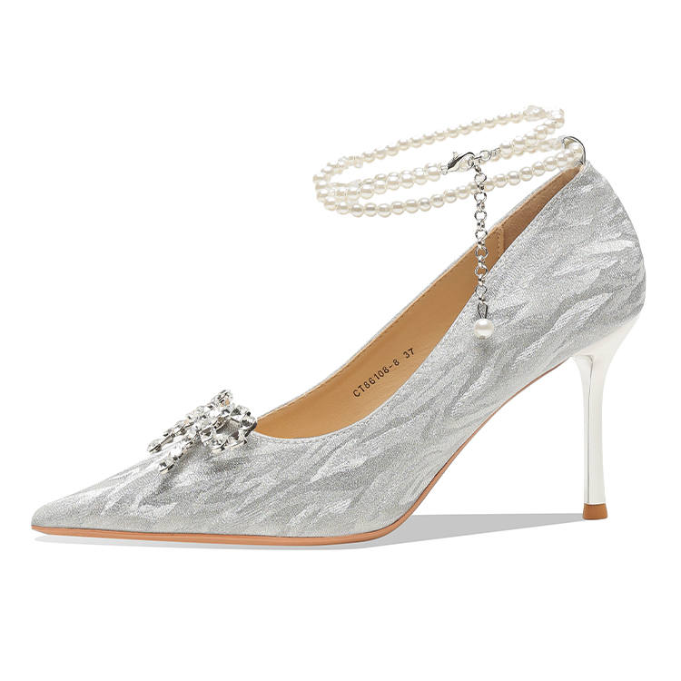 Ainer-cat Ainer cat High Heels Women's Silver