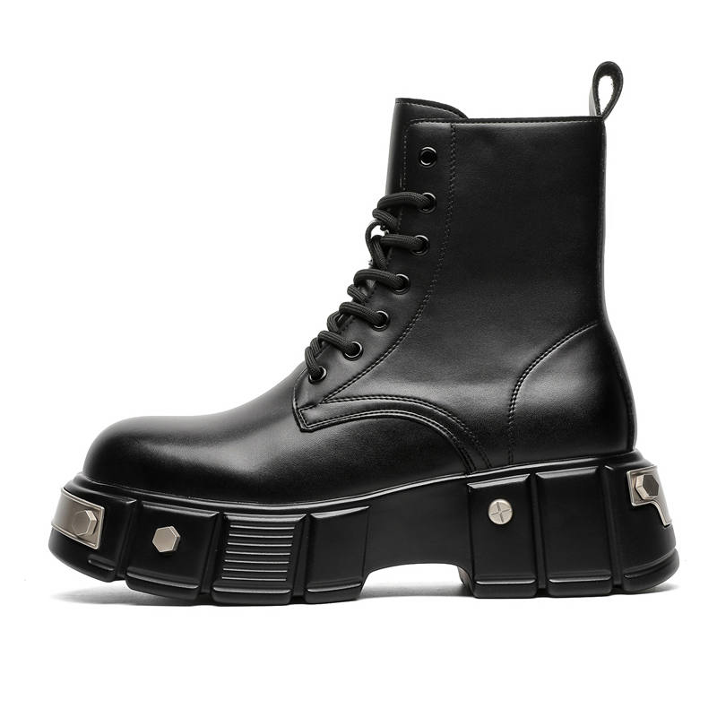 CHILANG CHILANG Combat Boots Men's Black