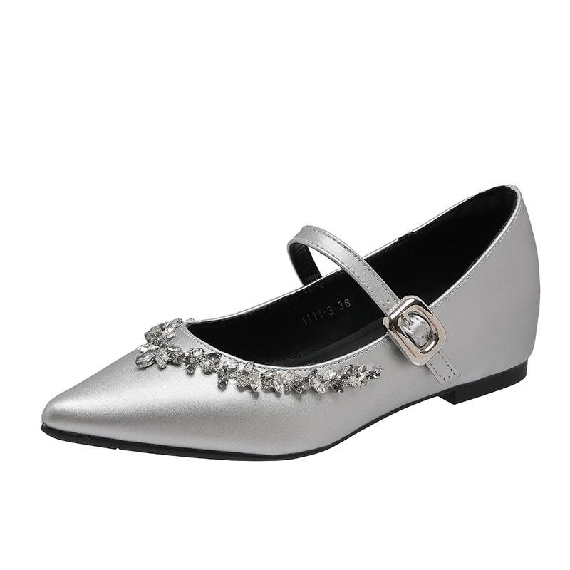 YAFEI XUANYU Microfiber Leather Block Heel Mary Jane Shoes Women's