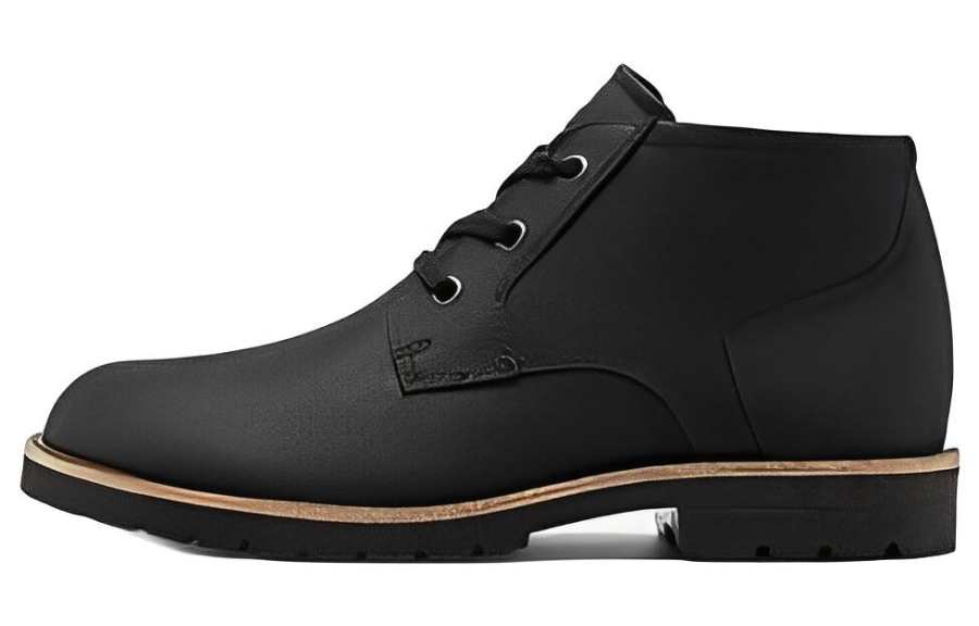 Ecco Ankle Length Combat Boots Men's Black