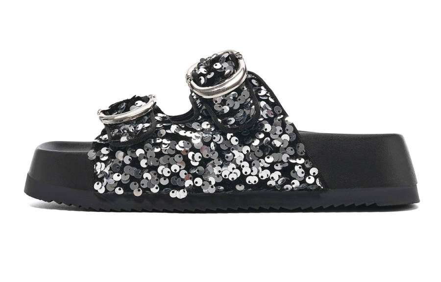 EBLAN EBLAN Slide Slippers Women's Black