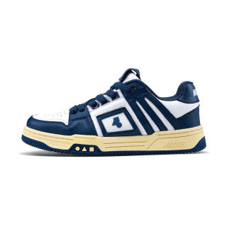MAISON MISFIT 15 Savior Top Grain Cow Leather Low top Casual Skate Shoes Unisex Marine Blue